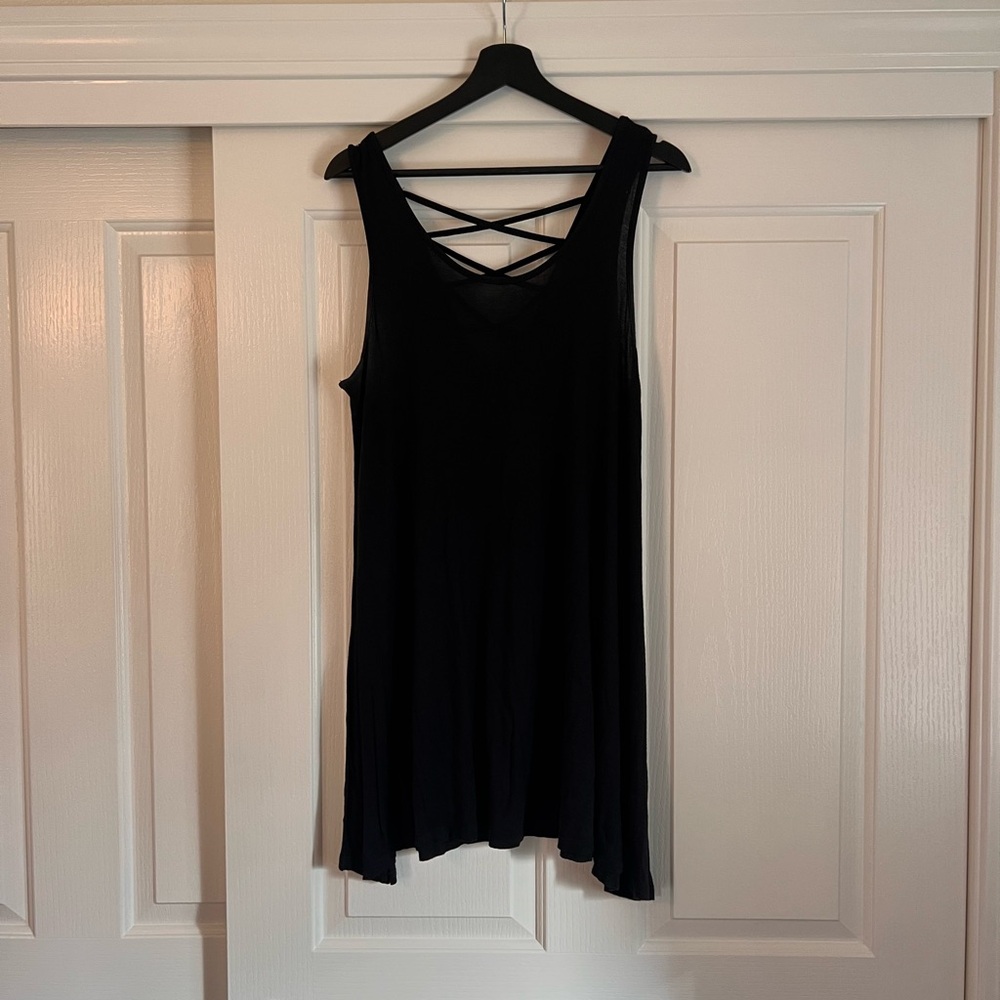 Heart Hips Black Mini Dress